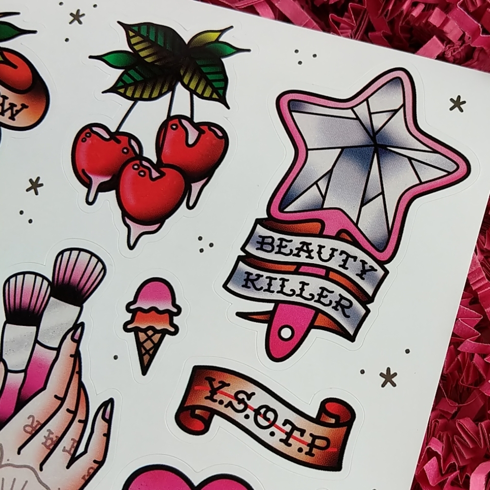Jeffree Star Cosmetics Sticker Sheet - Picture 7 of 8
